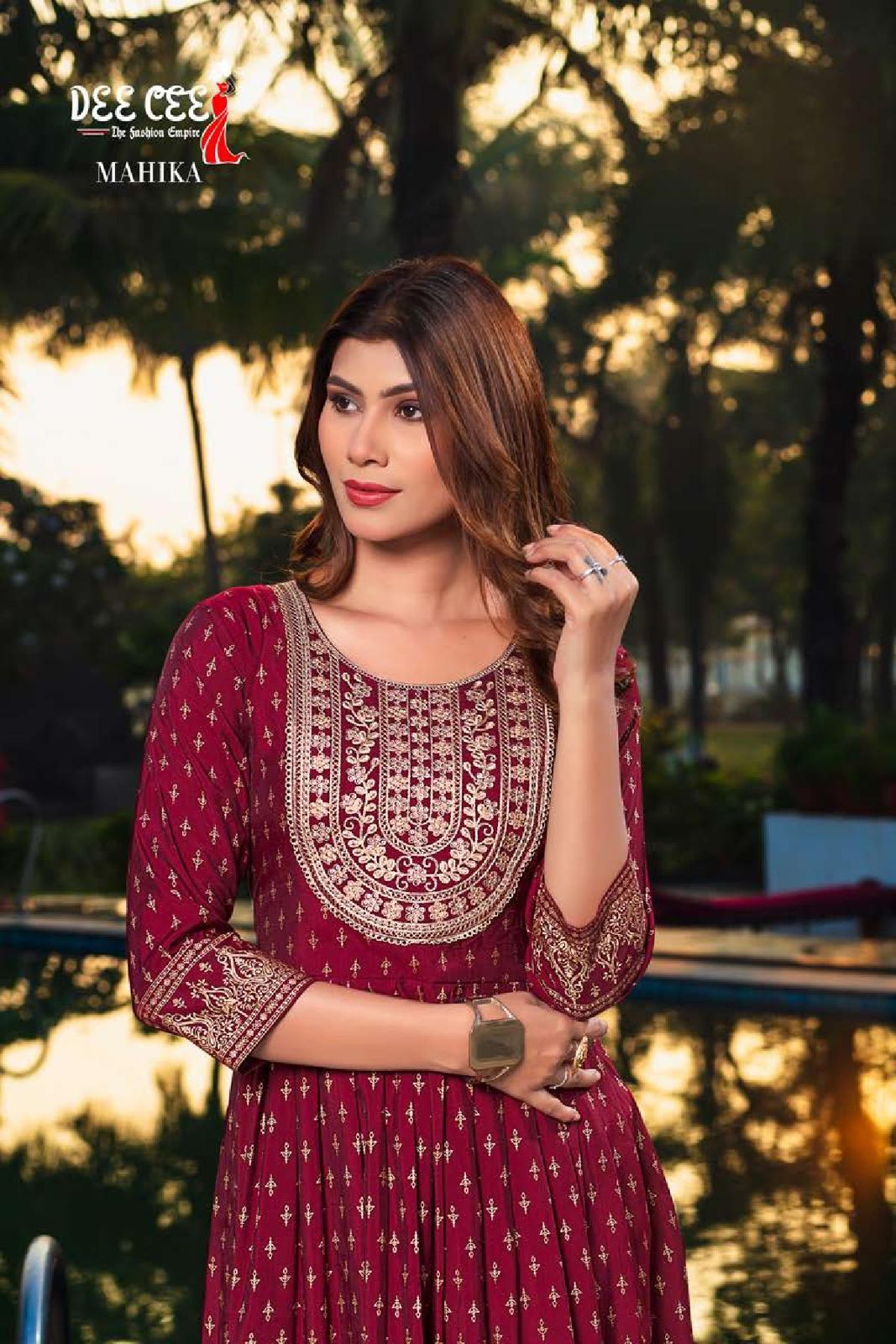 Deecee By Mahika Heavy Chanderi Printed Kurtis Catalog